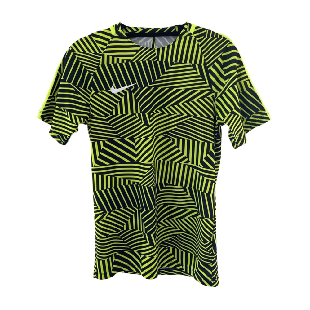 Nike Lemon-Lime/ Black Dri-Fit Athletic Top
